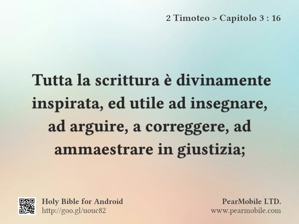 2 Timoteo, Capitolo 3:16